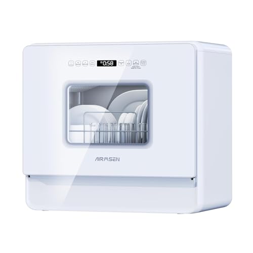 Airmsen ZMW-DTHA01 Countertop Dishwasher Complete 2-Level Rack cover