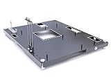 DIY Open Frame PC Test Bench - Acrylic Gaming Computer Case Support ATX/M-ATX/ITX Motherboard Black