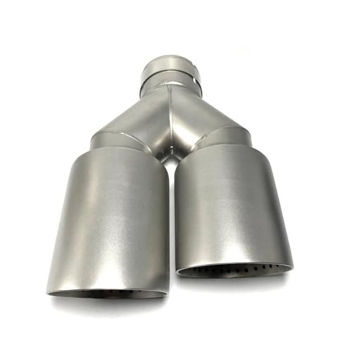 Tubo de escape doble en acero inoxidable de 60mm y 63mm para Golf 7