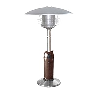 Hiland HLDS032-BB Portable T able Top Patio Heater, 11,000 BTU, Use 1lb or  20Lb Propane Tank, Hammered Bronze : Portable Outdoor Heating : Patio, Lawn  u0026 Garden - Amazon.com