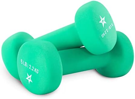 Yes4All Neoprene Coated Dumbbell Hand Weight Sets of 2 - Multiple...