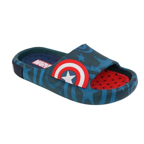 Ground Up Marvel Boys Captain America Comfort Slide4