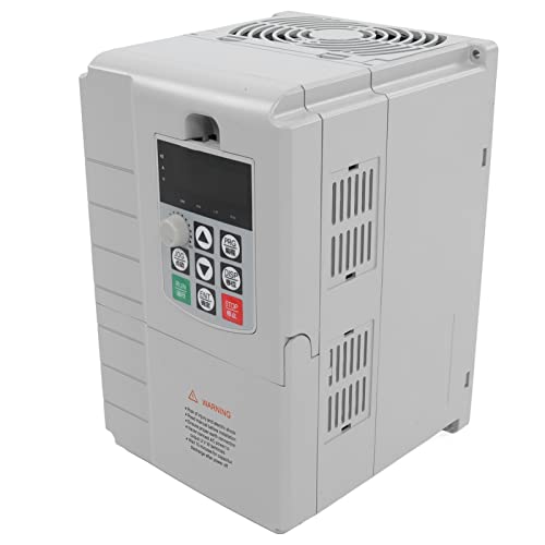 ZJchao Variable Frequency Drive, 3 Phase Universal VFD Controller Motor Inverter Converter 7.5KW 380V High Performance Industrial Grade for Motors Mixers Pumps Fans CNC Machine Tools