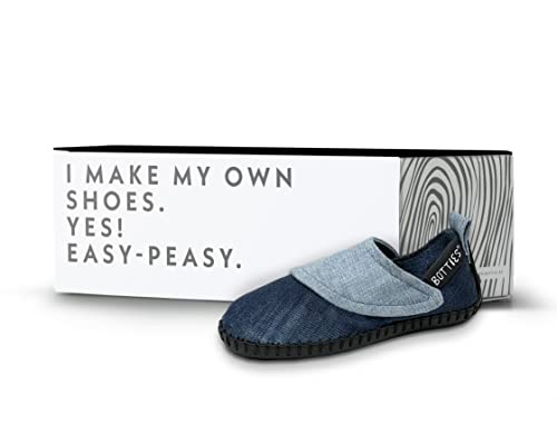 Botties KKUC_013 Kit de costura, cor branca/preta, 34-35