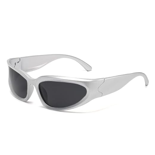 SHEEN KELLY Vintage Wrap Around Sunglasses For Man Black Polarized Sports Eyeglasses Silver Mirrored Outdoor Rider Glasses