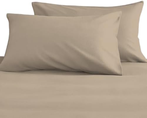Pizuna Luxurios Cotton Housewife Pillowcases 2 Pack White 48x74cm, 1000 Thread Count Long Staple Combed Cotton Thick Pillow Cover, Soft Sateen Housewife Pillow Cases (Cooling Pillowcase)
