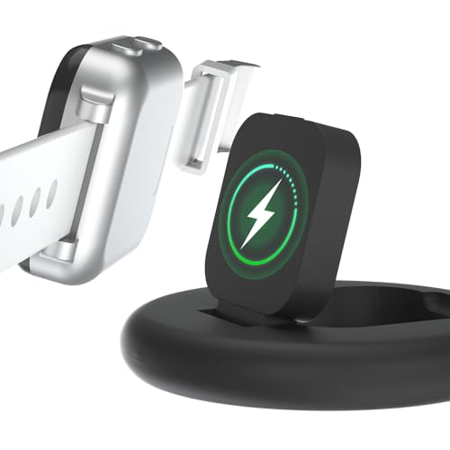 sylacor Charging Stand Compatible with Gabb Watch 3e/3 Portable & Foldable Wireless Magnetic Charger Accessories with 3.3 Feet Charging Cord (Not for Gabb Watch 2/1) (Black)