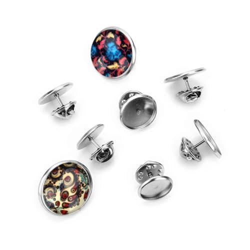 OKUMEYR 20�Z�b�g DIY�u���X�g�s���{�g���g���C �X�e�����X�� ���E���h�v���[�g ���a20MM �ȒP�N���b�v�� �O���b�v�͗ǍD DIY�u���[�`�A�N�Z�T���[�p �V���v���������f�U�C��