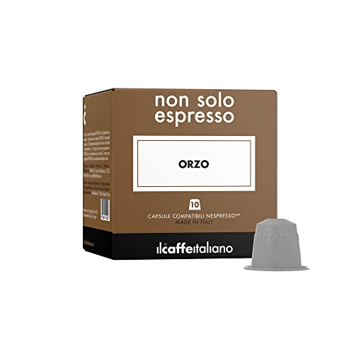 FRHOME - 80 Capsule Orzo - Compatibili con Macchine da caffè Nespresso Il Caffè Italiano