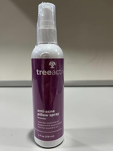Treeactiv Anti-Acne Pillow Spray, 4 Oz, Lavender Sleep Spray For Pillows, Pure Lavender Essential Oil Air Freshener, Pillow Linen Spray For Bedding, Aromatherapy Lavender Spray For Sleep, 1000 Sprays #TOP2