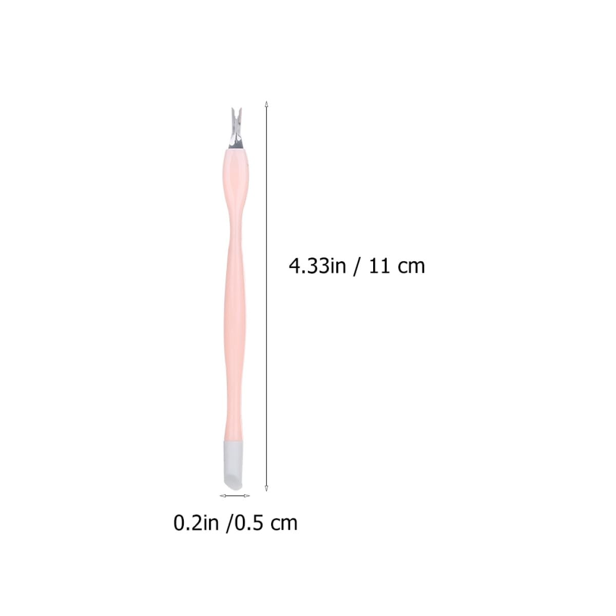 minkissy 90pcs Dual- Dead Skin Fork Nail Care Tool for Manicure Pedicure Cuticle Remover for Home Salon Use Convenient Portable Design