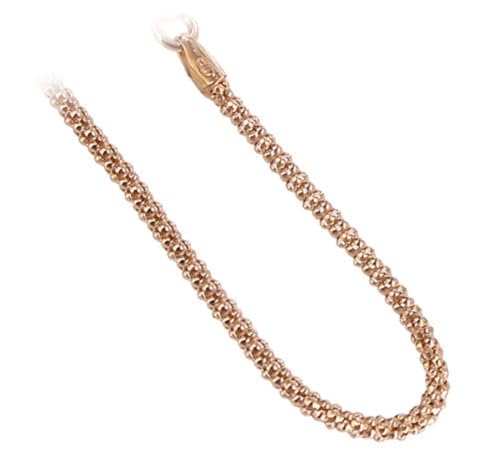 Gem Avenue 14k Vermeil Popcorn Foot Chain Anklet Ankle Bracelets2