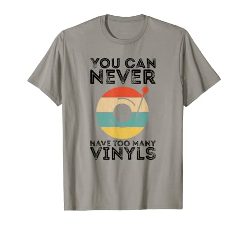 Design retrò per gli amanti del vinile e degli LP Maglietta