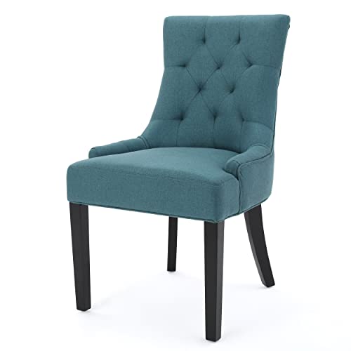 Christopher Knight Home Hayden Fabric Dining Chairs, 2-Pcs Set, Dark Teal #TOP3
