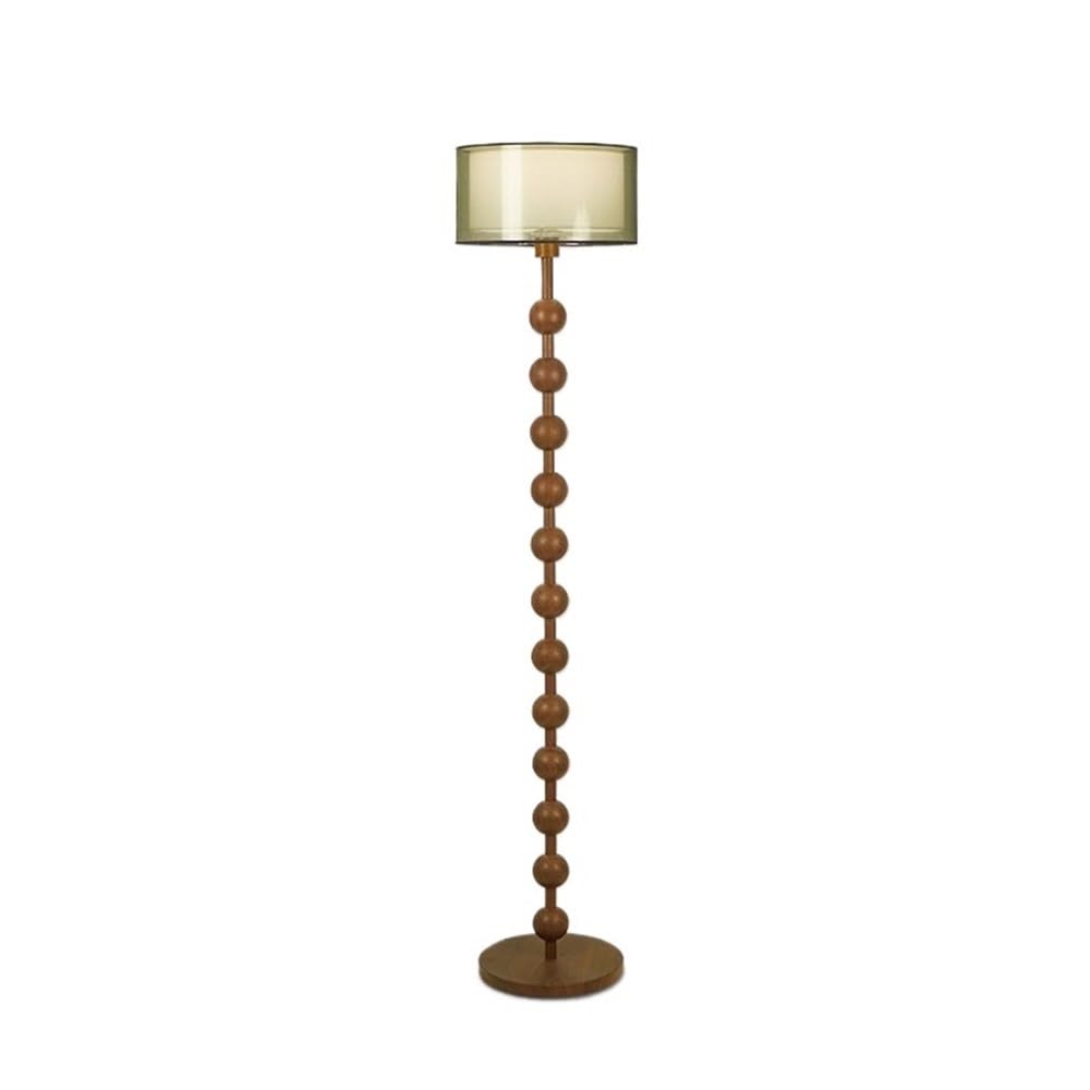 LJHFG63KUYT Standing Lamps Double Lampshade Living Room Floor Lamp Hotel Bedroom Bedside Decorative Vertical Table Three Colors Change Light Decorate