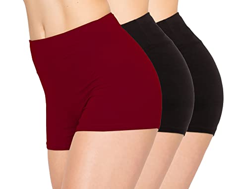 Image of ALWAYS 3 Pack Yoga Shorts - Super Soft Slip Shorts for Women