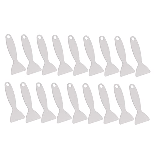 BESTonZON 20 Piezas Rascadores de Hielo para Refrigerador Descongelador Mango de Herramienta Duradera para Limpieza de Hielo Congeladores y Refrigeradores