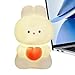 Bunny Night Light - Bunny Bedside Lamp, Animal Night Light with Holding Heart, Portable Table Top Lamp, Multipurpose Cartoon Led Night Lamp, Home Improvement Tool for Bedroom, Bathroom, Living Room