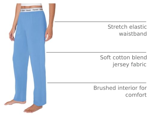 Image of Hanes Women's Originals Lounge Pants, Comfywear Sleep Pants for Women, Straight Leg Loungewear Pants