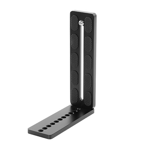 Gramigg Placa de liberación rápida para cámara en forma de L, soporte vertical para trípode de aluminio