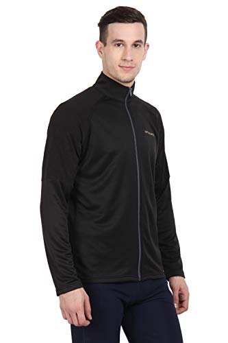 Image of OFF LIMITS Men Solid Running Black Jacket