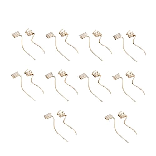 Cabilock Aromatherapy Rattan Diffuser 20 Essential Oil Sticks Large Spiral Head Fragrance Diffuser Sticks for Home Natural Scented Oil