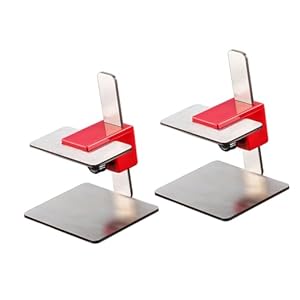 Cqeaz 2 Stück Metall Schrank Nivellierer Schraubzwingen