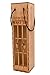 Wine Jail Gift Box (Pecan Stained) Hilarious Hostess Gift Fits 750ml Bottle Laser Cut Baltic Birch Box Housewarming or Holiday Wine Packaging Handmade Clever Wood Carrier