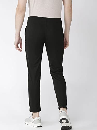 Image of PAUSE Sport Comfortable & Stylish Jogger for Men, Cotton Blend Drawstring, Ankle Length Regular Fit Men's & Boy's Joggers and Track Pant (Black NPS PANT9007-BLK)