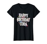 Photo Gallery happy birthday cora first name girls colorful bday maglietta Photo Gallery happy birthday cora first name girls colorful bday maglietta