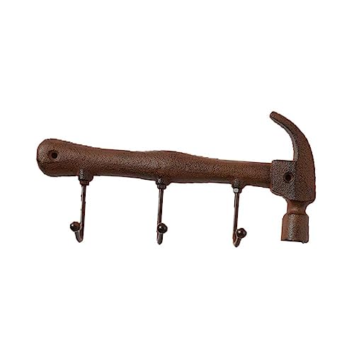 BUGUUYO Industrial Door Rack Cast Shape Hanger Robe Hooks Wall Hooks Storage Coat Hanger Key Holder Kitchen Boys and Girls