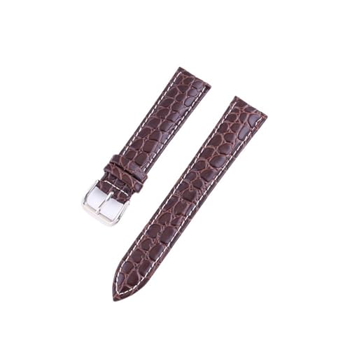 Correa de reloj de cuero de 20mm versátil para oficina y eventos casuales