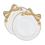 Diseño vintage artístico: esta bandeja para joyas presenta un diseño vintage que la decoración de su hogar, agregando un toque artístico a su espacio