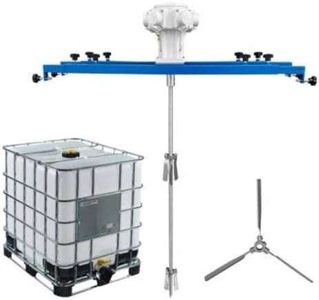 Pneumatic Stirrer Liquid/Paint Mixer Capacity Vertical Lifting Stirrer Tool，Pneumatic Paint Mixer - 265 Gallon Air Agitator for 1000L Tanks, Automatic Mixing Machine for Viscosity 1-10000CP,