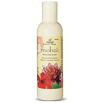 moha: Herbal Hair Serum For Men & Women | Non Sticky & Non Greasy Hair Serum For Silky & Smooth Hair, Tames Frizzy Hair | Strong, Tangle Free & Frizz-Free Hair (100 ML)