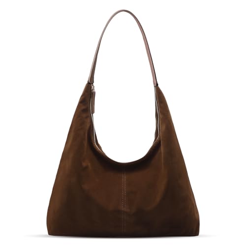 XquiziFit Wildleder Schultertaschen Damen Wildleder-Geldbörse...