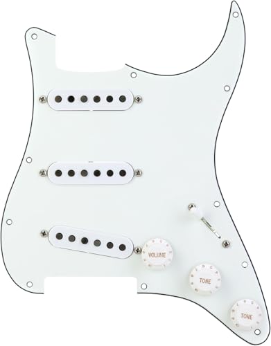 Mojotone Rene Martinez Texas Strat �z���ς݃s�b�N�K�[�h - �z���C�g