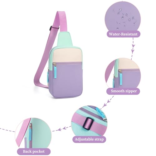 Image of Birthday Gifts for 8 9 10 11 12 Year Old Teens Girls Kids, Fanny Pack Crossbody Bag Sling Belt Bags Purse, Dorm Travel Essentials for Girls Fashion, Preppy Tween Teen Girl Gift Trendy Stuff