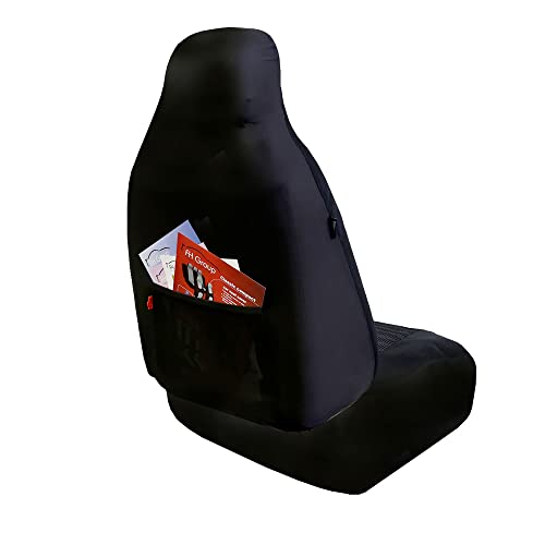 FH Group Front Set Cloth Car Seat Covers for Bucket Seats,1-Piece Seat Cover, Universal Fit, Airbag Compatible, SUV, Van Seat Cover, Purple by FH Group - Used condition - Image 4