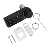 Risveglio Tastiera touch con serratura elettronica in ABS nera (20 mm)
