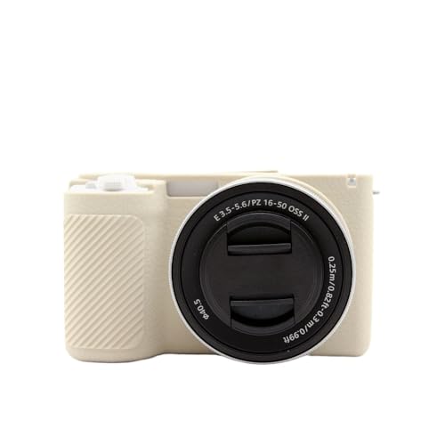 Funda de silicona para cámara Sony ZV-E10 II beige