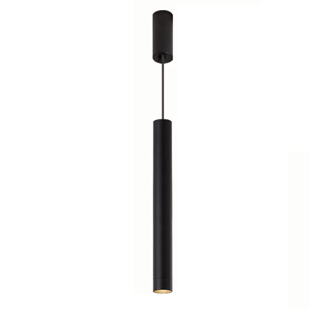 Suspension LED longue noire pour remplacer vos lampes de chevet