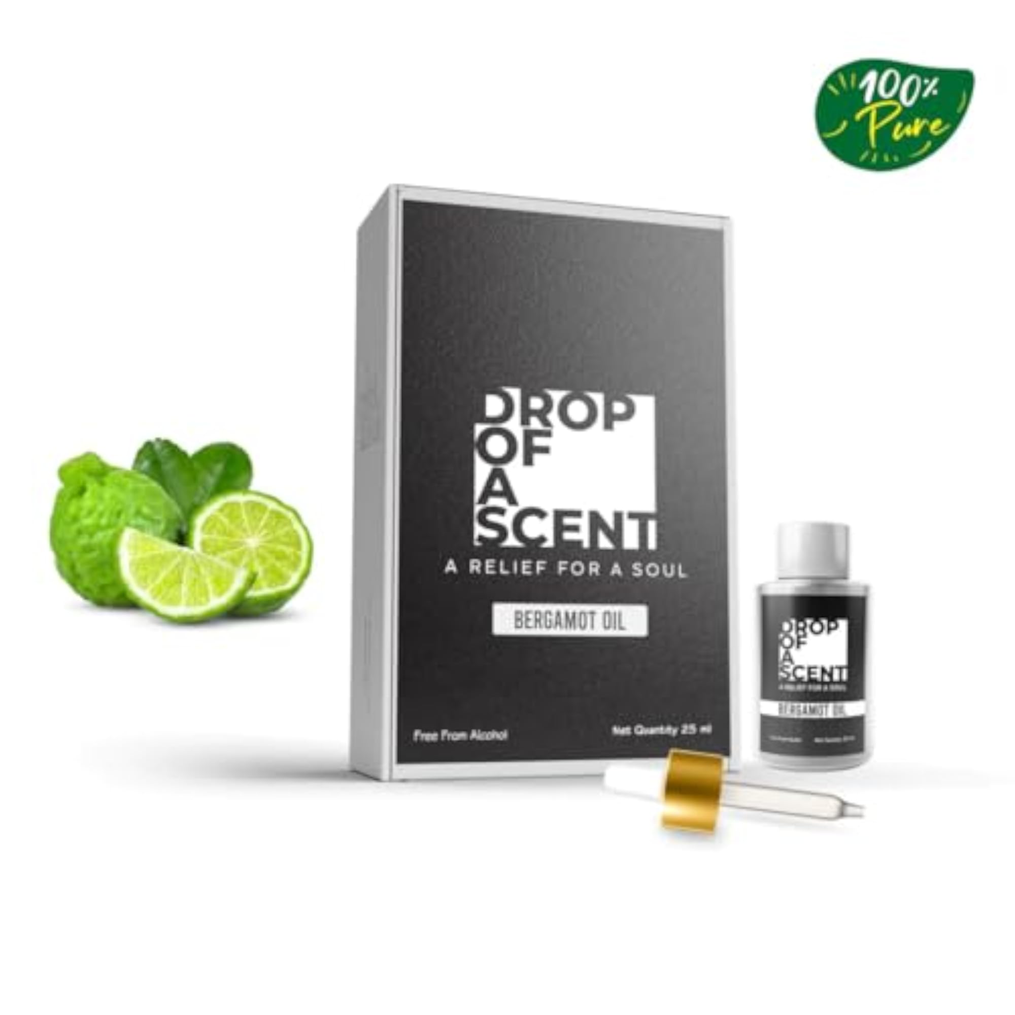 Bergamot Bliss: Pure Invigorating Bergamot Oil, 100ml