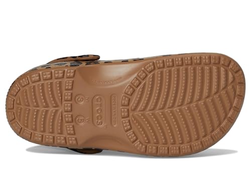 Crocs Unisex Classic Graphic Clogs Sepia/Leopard3