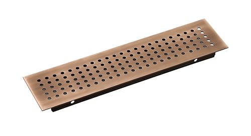 Nixnine Aluminium Kitchen Ventilation Jali Grill/Ventilator Grill & Kitchen Jali (RoseGold-51mm X204mm X 1.5mm) (2X8 Inch) Pack of, 3