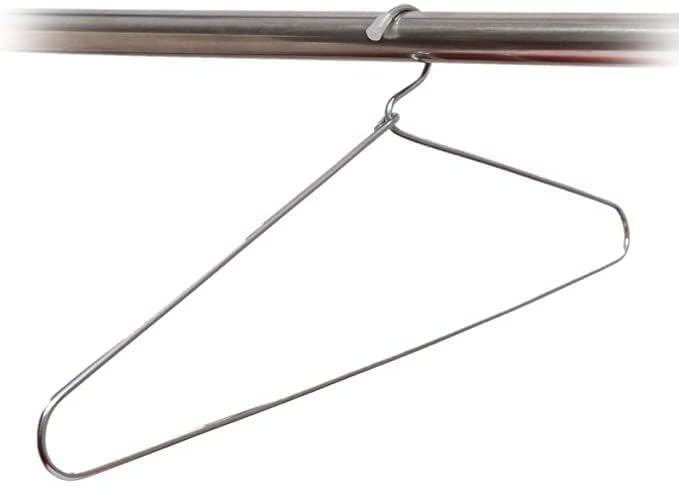 Image of Bindian Steel Hangers for Clothes Hanging, Cloth Hanger, Hangers for Clothes in Wardrobe, Cloth Hangers for Wardrobe, Use it for Saree, Sarees, Shirt, Trouser
