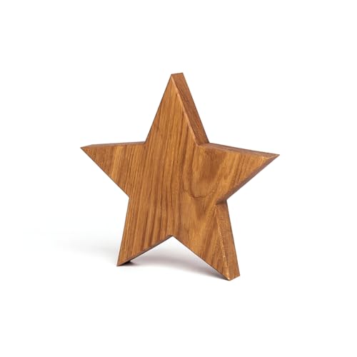 WOODS Holzstern aus Eiche - mit Naturöl behandelt | handgefertigt in...