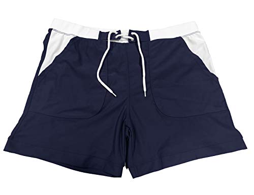 Magnivit Men's Short Swim Trunks Boys Quick Dry Beach Broad Shorts Swim Suit Navy Blue #TOP5