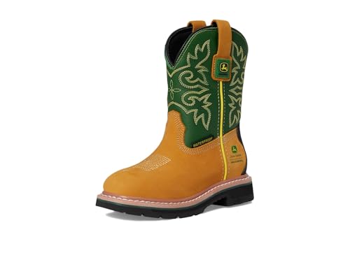 Skechers Mens Kids X John Deere-Rowood - Boulder Valley 407050L (Little Kid/Big Kid) Green/Yellow 2.5 Little Kid Medium - image 8