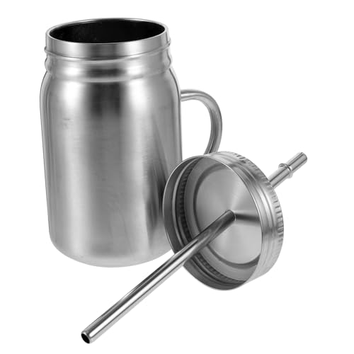 Alipis Frasco Inoxidable Botella Para Casa y Oficina Portátil y Resistente Para Bebidas Frías